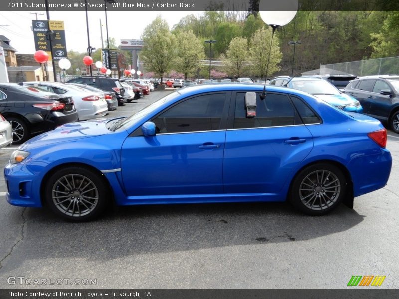 WR Blue Mica / Carbon Black 2011 Subaru Impreza WRX Sedan