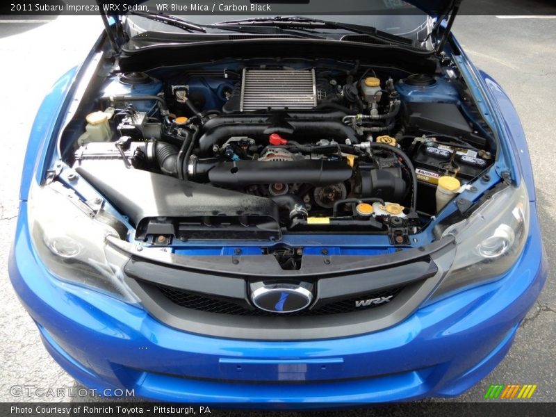 WR Blue Mica / Carbon Black 2011 Subaru Impreza WRX Sedan