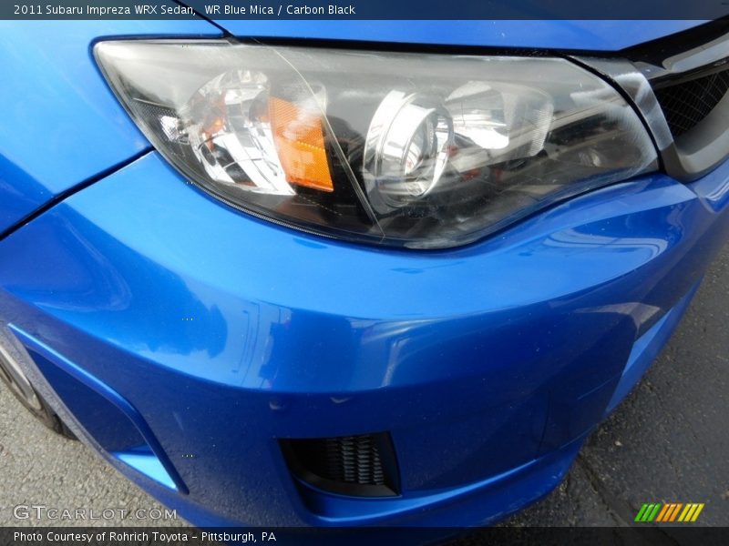 WR Blue Mica / Carbon Black 2011 Subaru Impreza WRX Sedan