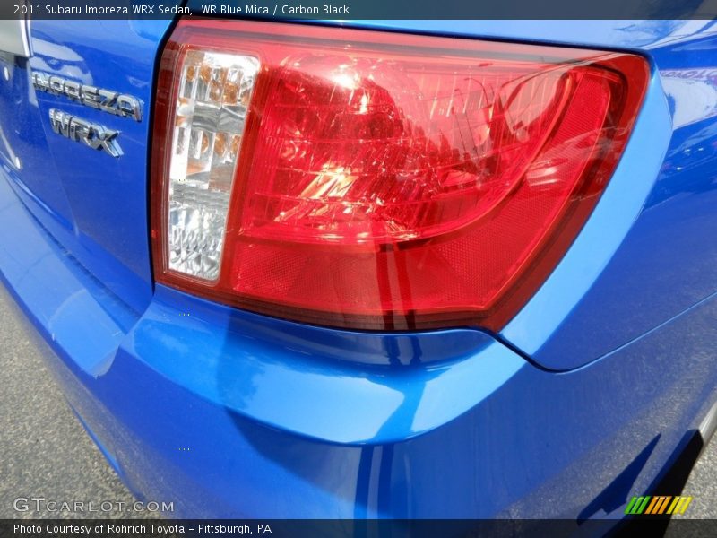 WR Blue Mica / Carbon Black 2011 Subaru Impreza WRX Sedan