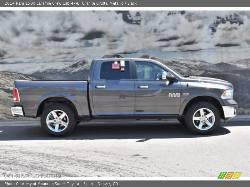 Granite Crystal Metallic / Black 2014 Ram 1500 Laramie Crew Cab 4x4