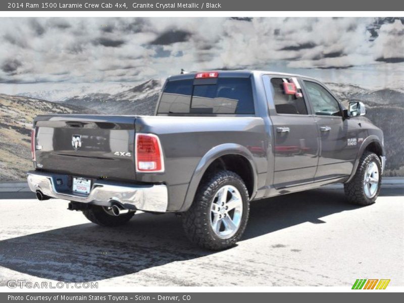 Granite Crystal Metallic / Black 2014 Ram 1500 Laramie Crew Cab 4x4