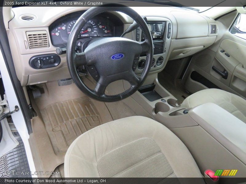 Oxford White / Graphite 2005 Ford Explorer XLT 4x4