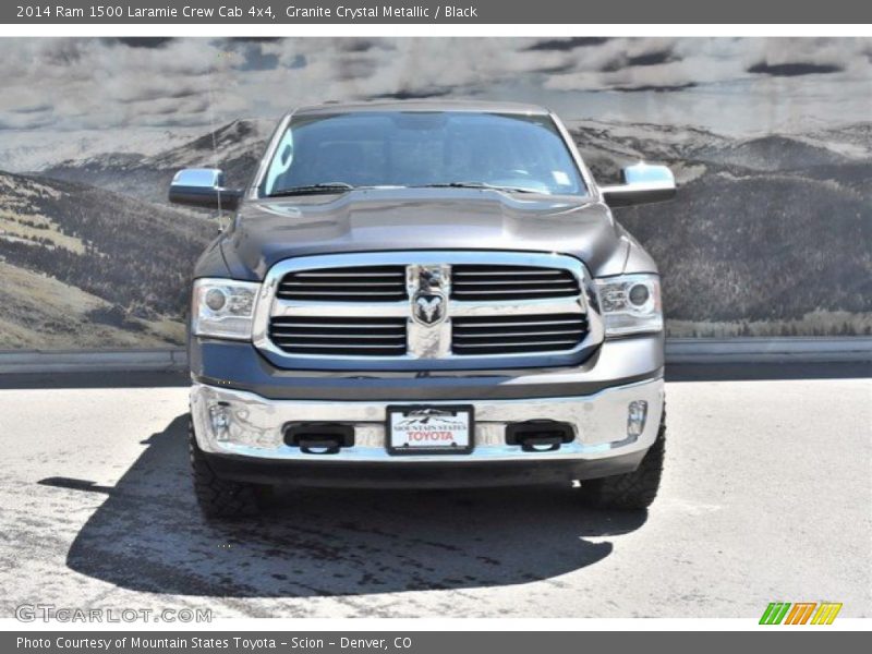 Granite Crystal Metallic / Black 2014 Ram 1500 Laramie Crew Cab 4x4