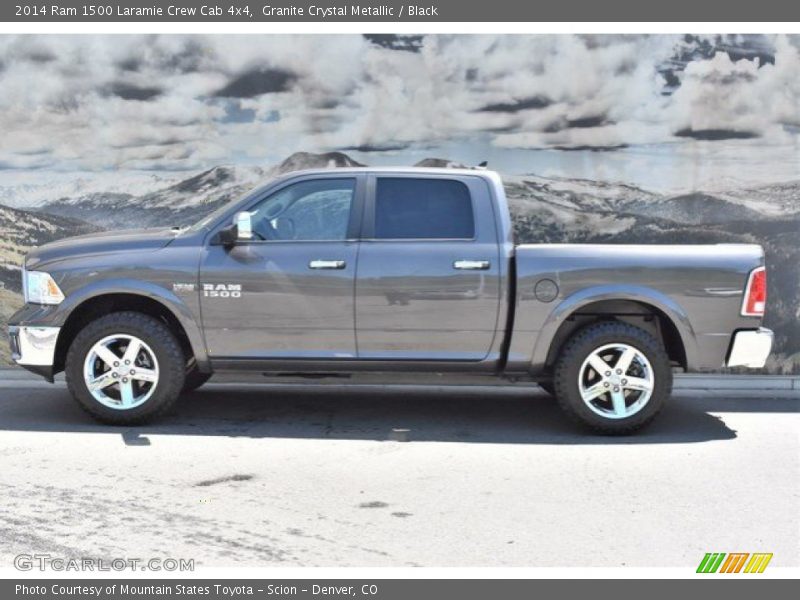 Granite Crystal Metallic / Black 2014 Ram 1500 Laramie Crew Cab 4x4