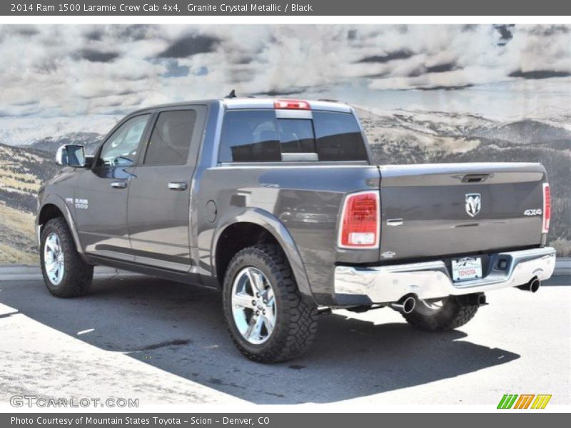 Granite Crystal Metallic / Black 2014 Ram 1500 Laramie Crew Cab 4x4