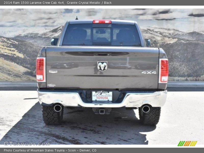 Granite Crystal Metallic / Black 2014 Ram 1500 Laramie Crew Cab 4x4