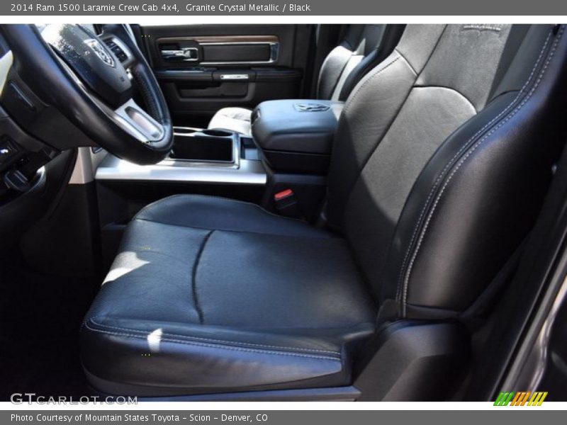 Granite Crystal Metallic / Black 2014 Ram 1500 Laramie Crew Cab 4x4