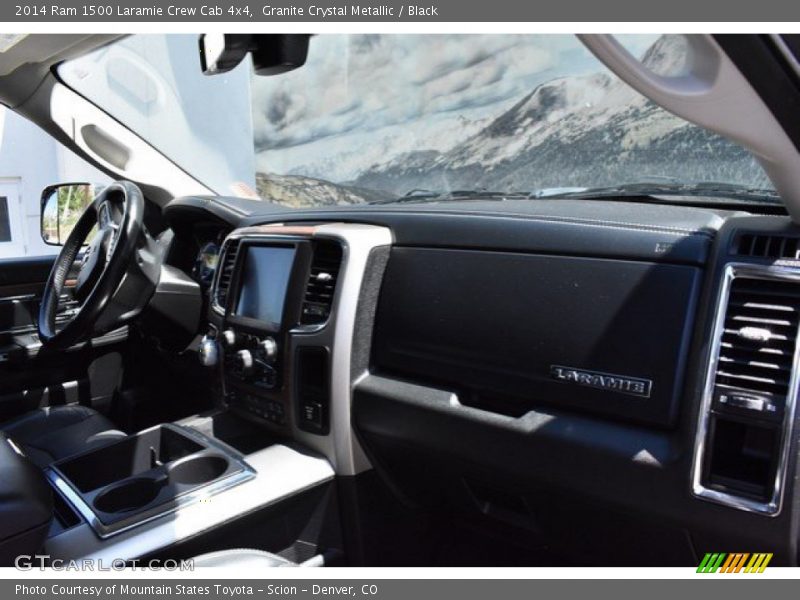 Granite Crystal Metallic / Black 2014 Ram 1500 Laramie Crew Cab 4x4