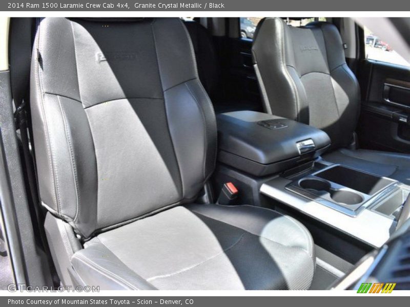 Granite Crystal Metallic / Black 2014 Ram 1500 Laramie Crew Cab 4x4