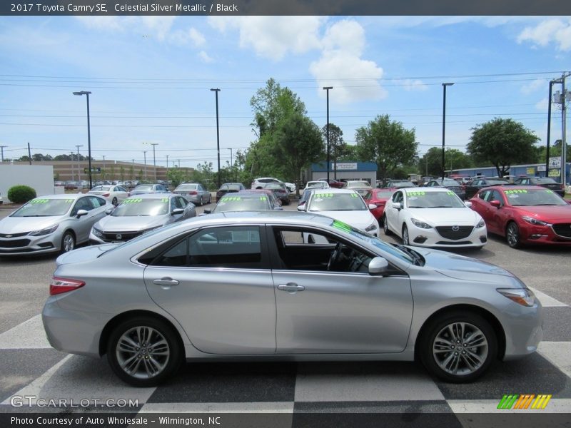 Celestial Silver Metallic / Black 2017 Toyota Camry SE