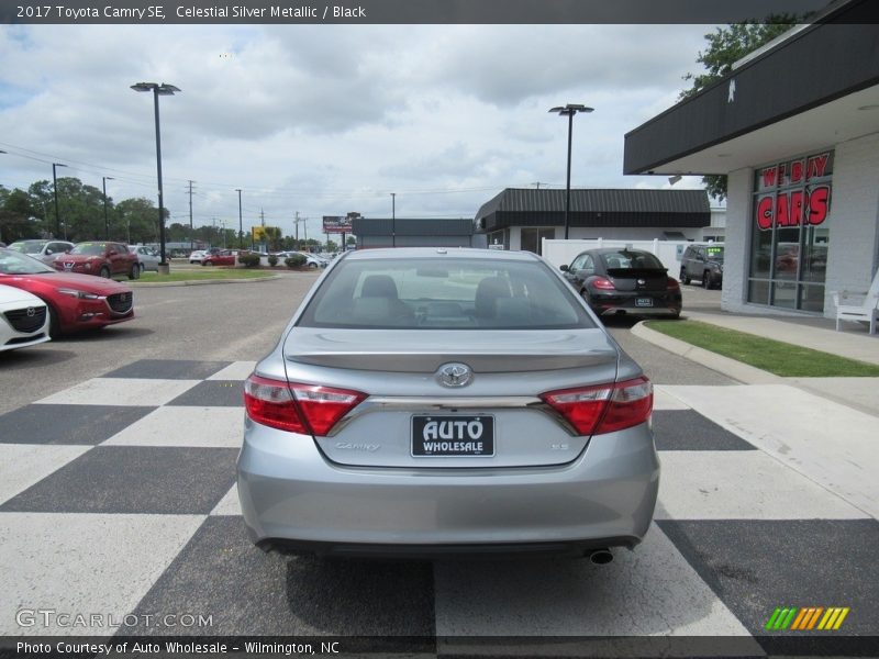 Celestial Silver Metallic / Black 2017 Toyota Camry SE
