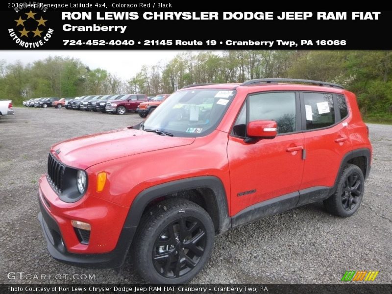 Colorado Red / Black 2019 Jeep Renegade Latitude 4x4