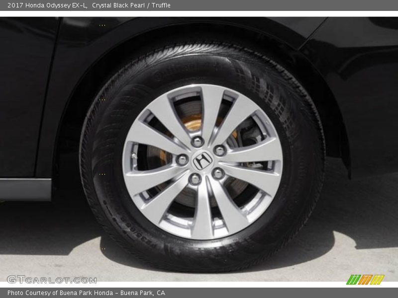 Crystal Black Pearl / Truffle 2017 Honda Odyssey EX-L