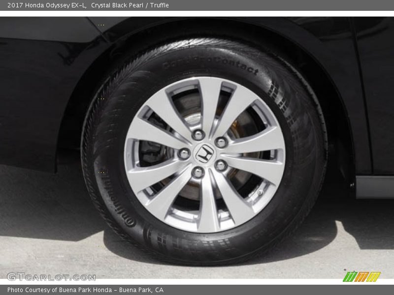 Crystal Black Pearl / Truffle 2017 Honda Odyssey EX-L
