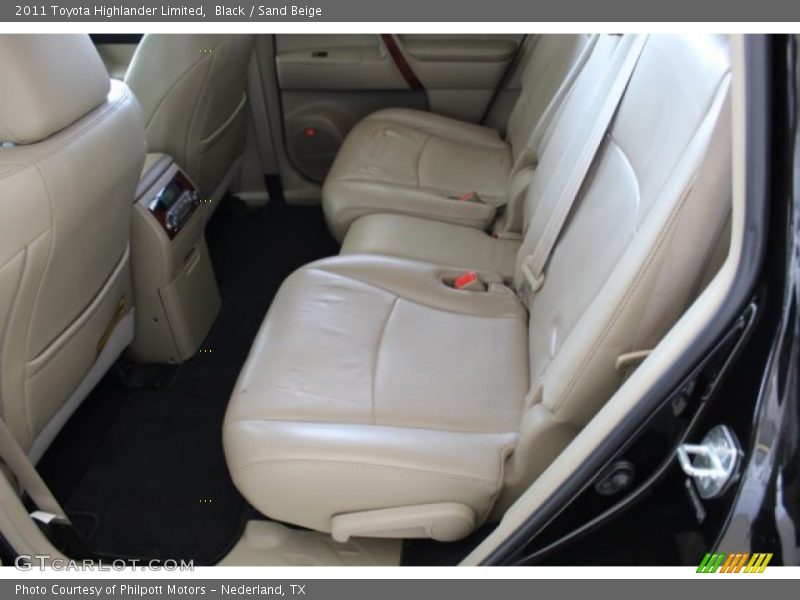 Black / Sand Beige 2011 Toyota Highlander Limited
