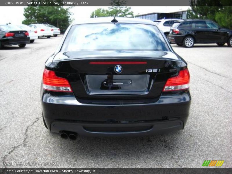 Jet Black / Black 2009 BMW 1 Series 135i Coupe