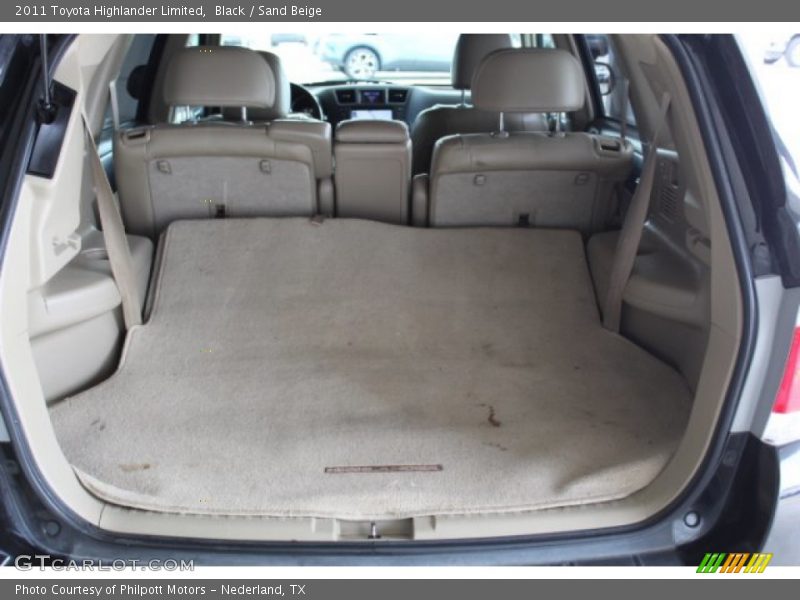 Black / Sand Beige 2011 Toyota Highlander Limited