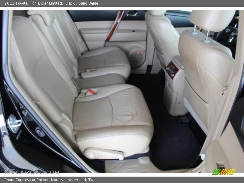 Black / Sand Beige 2011 Toyota Highlander Limited
