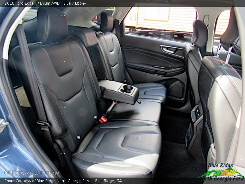 Blue / Ebony 2018 Ford Edge Titanium AWD
