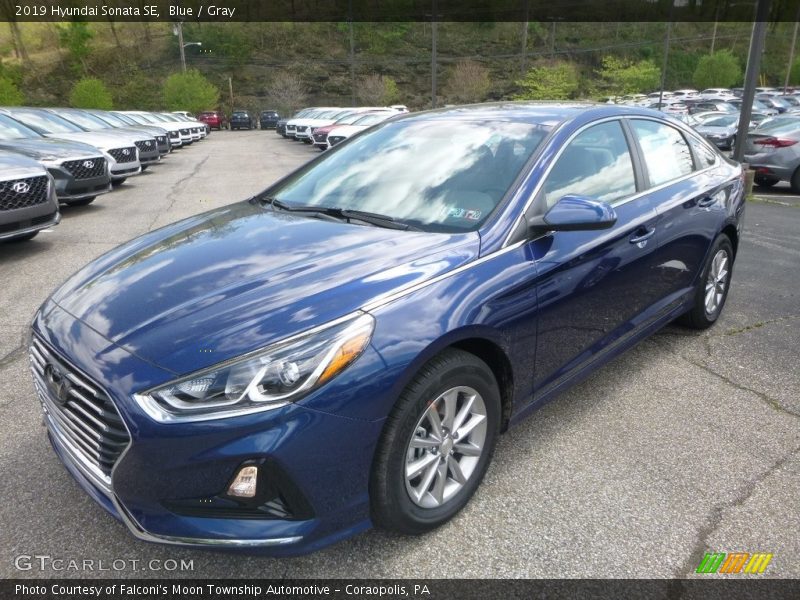 Blue / Gray 2019 Hyundai Sonata SE