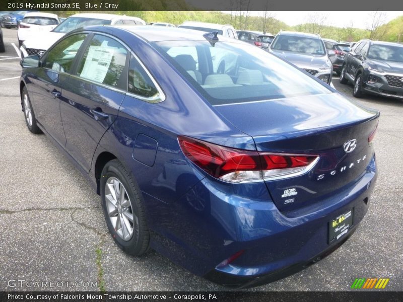 Blue / Gray 2019 Hyundai Sonata SE