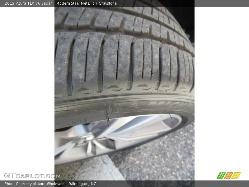 Modern Steel Metallic / Graystone 2019 Acura TLX V6 Sedan