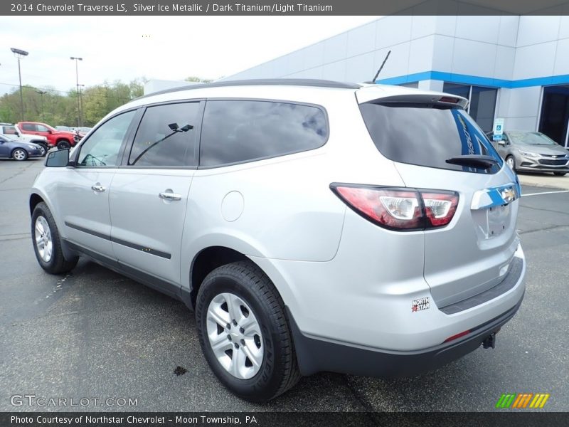 Silver Ice Metallic / Dark Titanium/Light Titanium 2014 Chevrolet Traverse LS