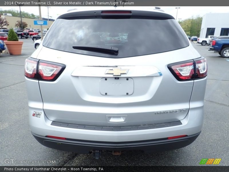 Silver Ice Metallic / Dark Titanium/Light Titanium 2014 Chevrolet Traverse LS