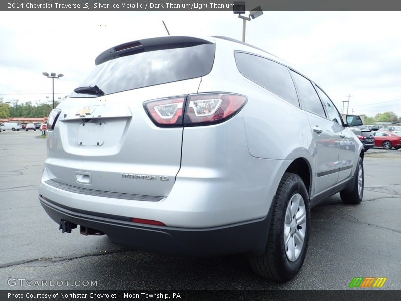 Silver Ice Metallic / Dark Titanium/Light Titanium 2014 Chevrolet Traverse LS
