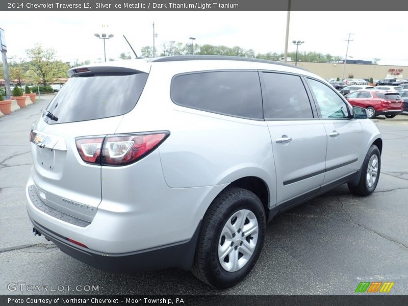 Silver Ice Metallic / Dark Titanium/Light Titanium 2014 Chevrolet Traverse LS
