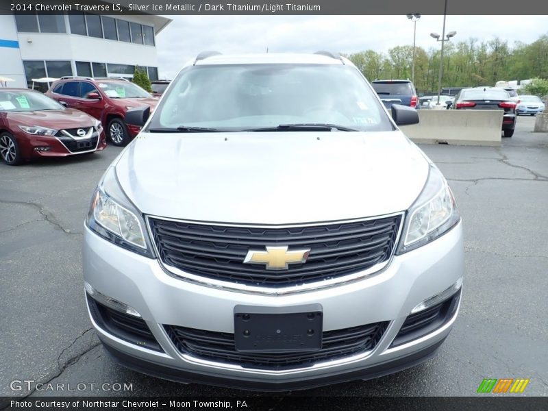 Silver Ice Metallic / Dark Titanium/Light Titanium 2014 Chevrolet Traverse LS