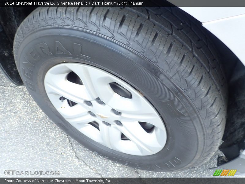 Silver Ice Metallic / Dark Titanium/Light Titanium 2014 Chevrolet Traverse LS