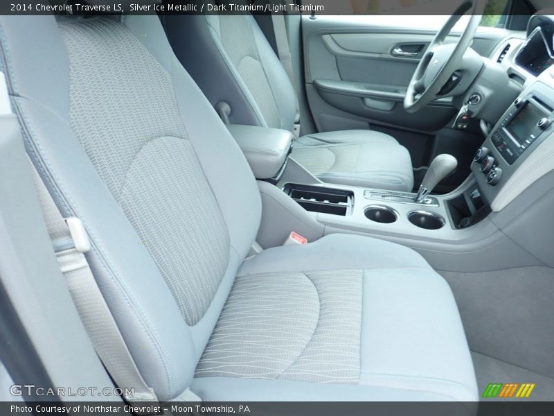 Silver Ice Metallic / Dark Titanium/Light Titanium 2014 Chevrolet Traverse LS