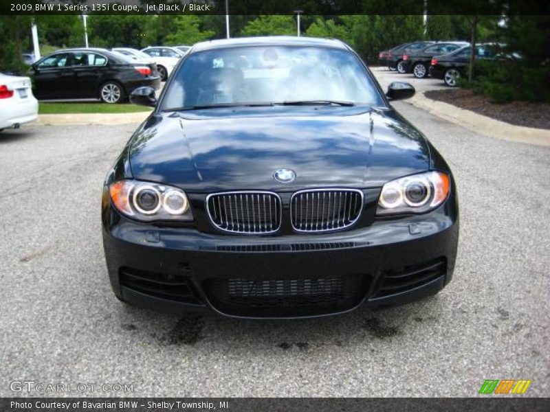 Jet Black / Black 2009 BMW 1 Series 135i Coupe