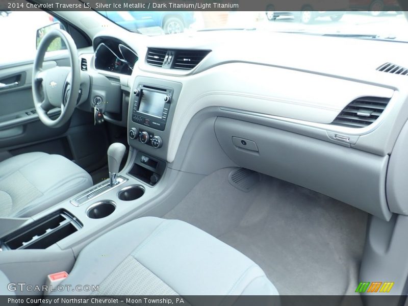 Silver Ice Metallic / Dark Titanium/Light Titanium 2014 Chevrolet Traverse LS