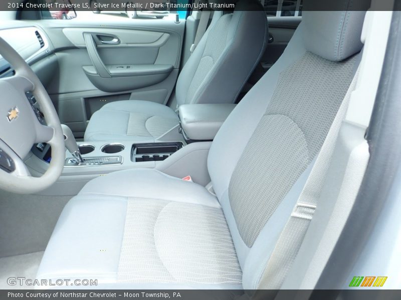 Silver Ice Metallic / Dark Titanium/Light Titanium 2014 Chevrolet Traverse LS