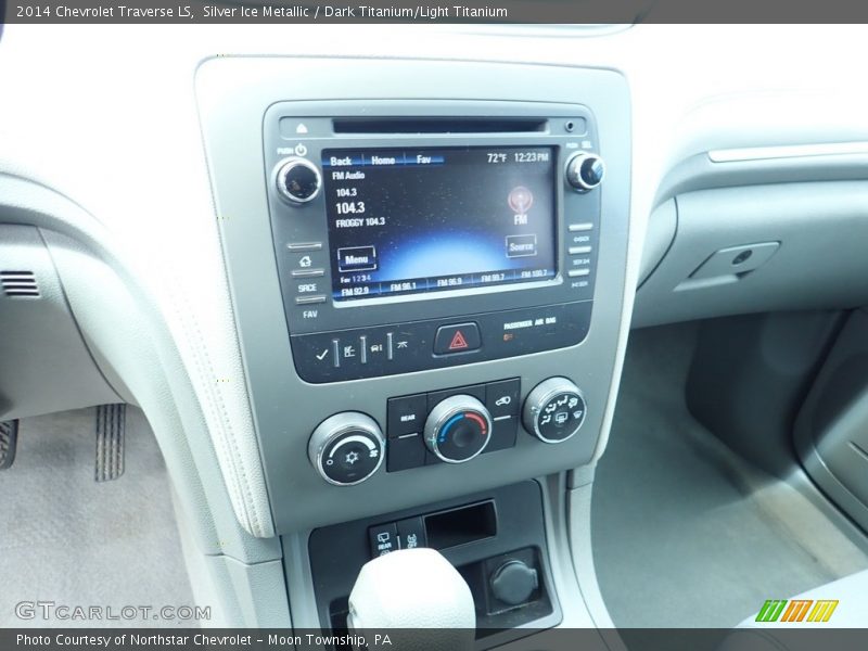 Silver Ice Metallic / Dark Titanium/Light Titanium 2014 Chevrolet Traverse LS