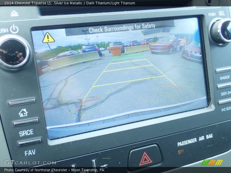 Silver Ice Metallic / Dark Titanium/Light Titanium 2014 Chevrolet Traverse LS
