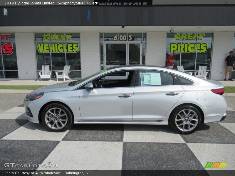 Symphony Silver / Black 2019 Hyundai Sonata Limited