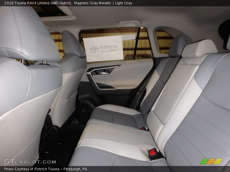 Magnetic Gray Metallic / Light Gray 2019 Toyota RAV4 Limited AWD Hybrid