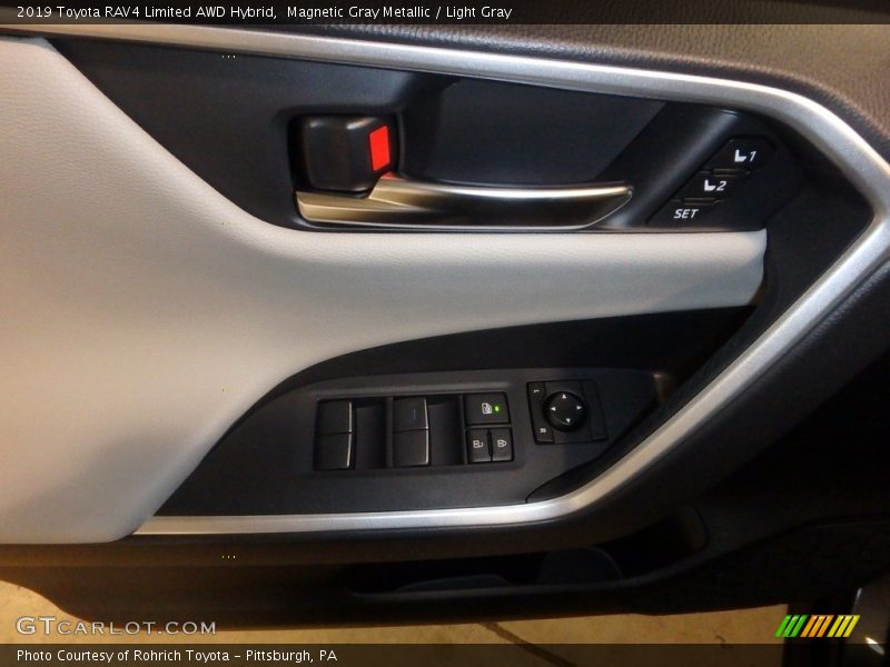 Magnetic Gray Metallic / Light Gray 2019 Toyota RAV4 Limited AWD Hybrid