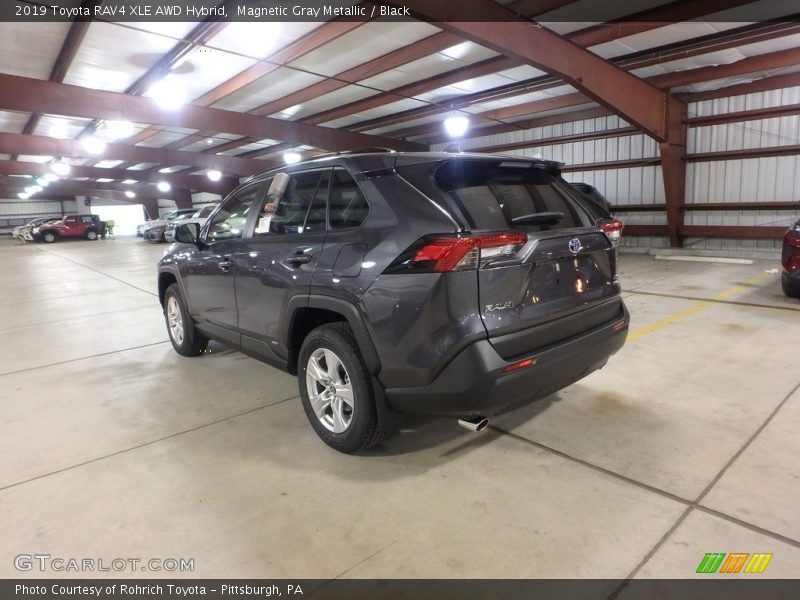 Magnetic Gray Metallic / Black 2019 Toyota RAV4 XLE AWD Hybrid