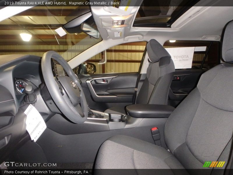 Magnetic Gray Metallic / Black 2019 Toyota RAV4 XLE AWD Hybrid