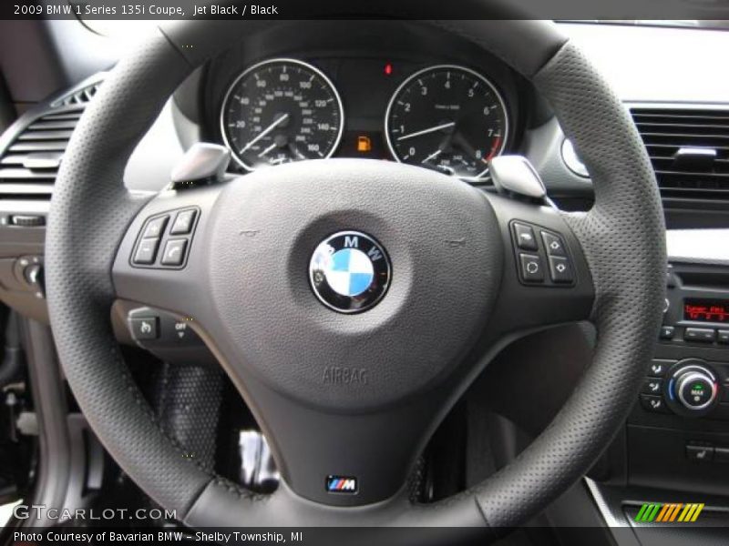Jet Black / Black 2009 BMW 1 Series 135i Coupe