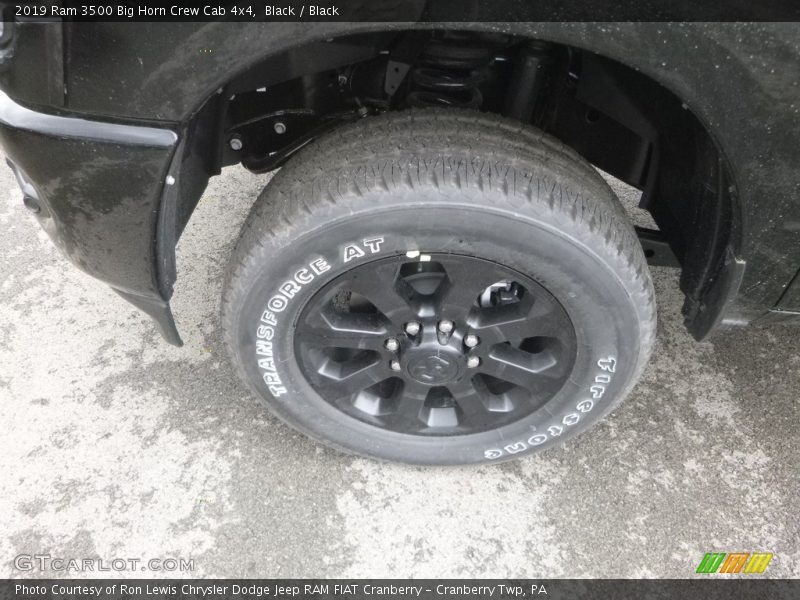 Black / Black 2019 Ram 3500 Big Horn Crew Cab 4x4