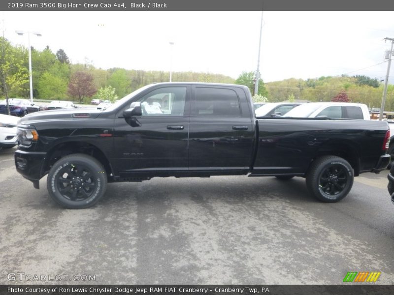 Black / Black 2019 Ram 3500 Big Horn Crew Cab 4x4