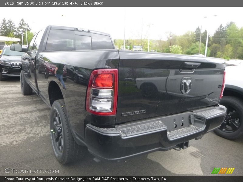 Black / Black 2019 Ram 3500 Big Horn Crew Cab 4x4