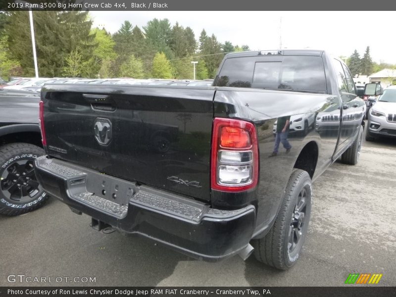 Black / Black 2019 Ram 3500 Big Horn Crew Cab 4x4