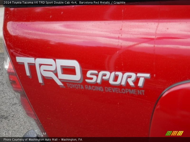 Barcelona Red Metallic / Graphite 2014 Toyota Tacoma V6 TRD Sport Double Cab 4x4